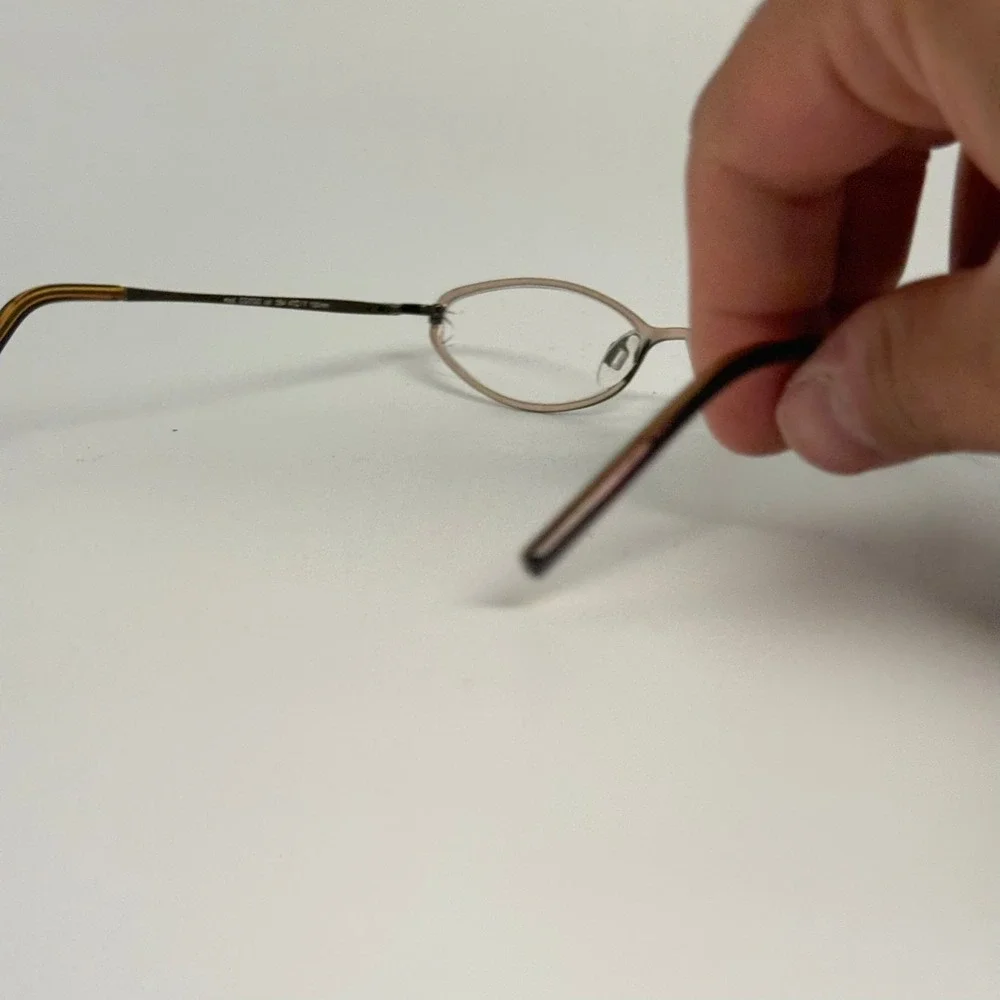 Covergirl CG0322 Brown Oval Eyeglass Frames 47-17-130 Col 084 Metallic Brown